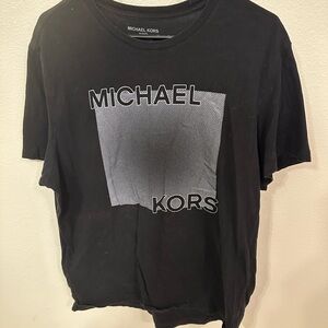Michael Kors Graphic Black Tee